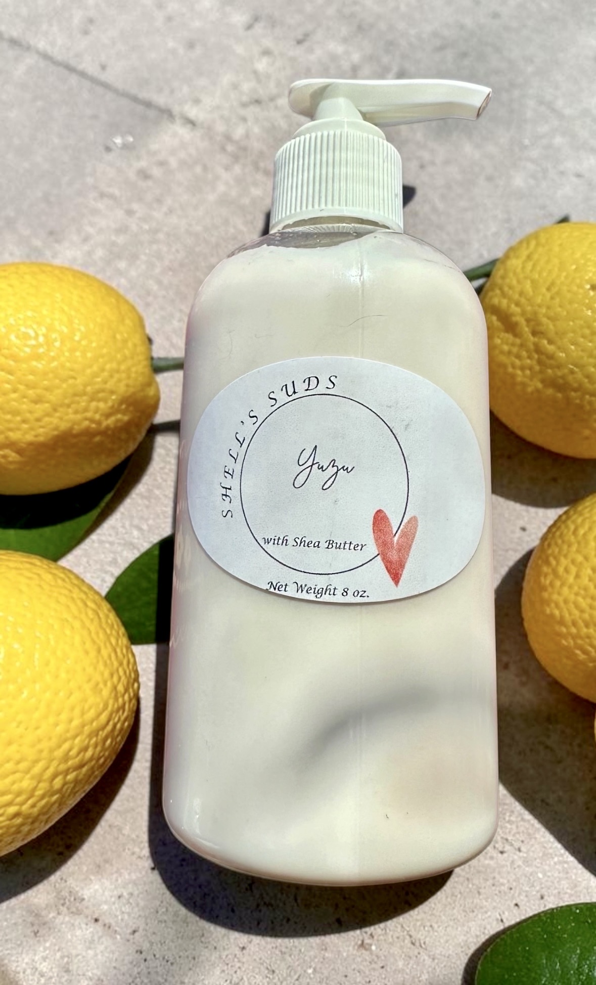 Zesty Lemon — Shea butter lotion · 8 oz