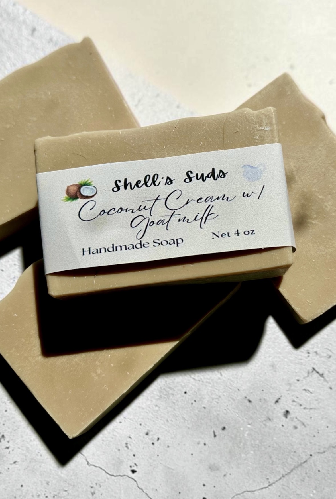 Coconut Cream & Oatmeal — Bar soap · 4 oz